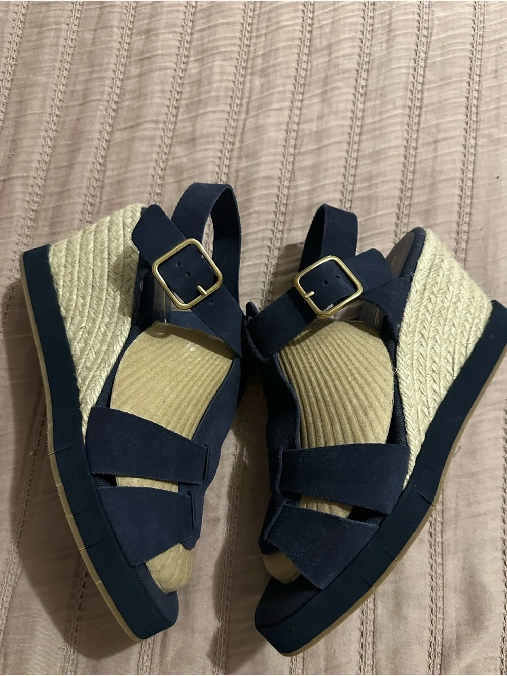Andre Assous  Farami Sole Motion Espadrille Wedge Sandal New